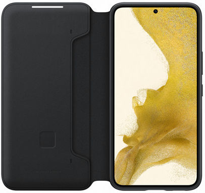 Samsung Smart Led View Cover Book Πλαστικό Μαύρο (Galaxy S22 5G)