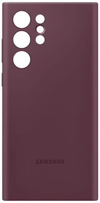 Samsung Silicone Cover Silicone Back Cover Burgundy (Galaxy S22 Ultra 5G)