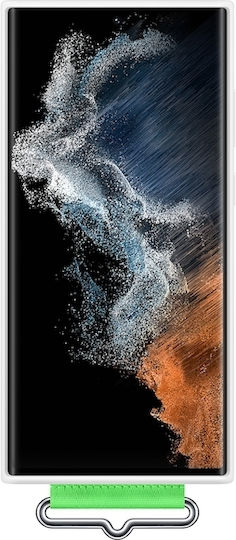 Samsung Задна корица Силикон Бял (Galaxy S22 Ultra 5G)