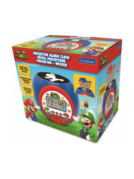 Lexibook Ceas De Birou Super Mario Albastru