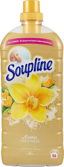 Soupline Condensed Fabric Softener Aroma Freshness Vanilla & Mandarin 56 Measuring Cups