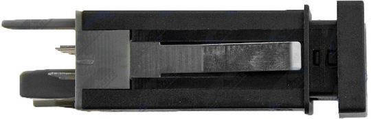 NTY Car Hazard Switch for Volkswagen Passat B5 7pin Black