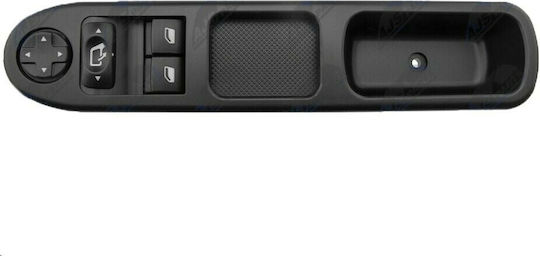 NTY Car Window Switch for Peugeot 207 2006+ 13pin Black