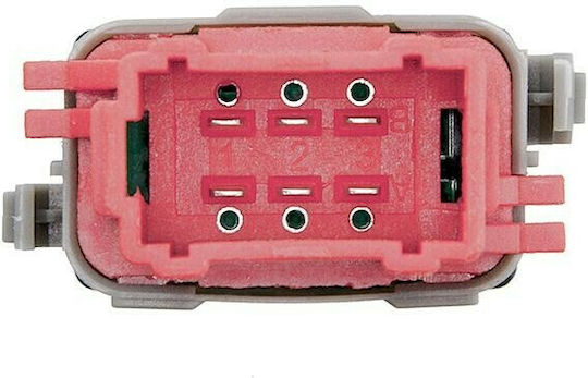 NTY Car Window Switch for Renault Master / Movano 6pin Black