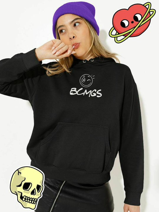 Bad Choices w Sweatshirt cu glugă - LEMON