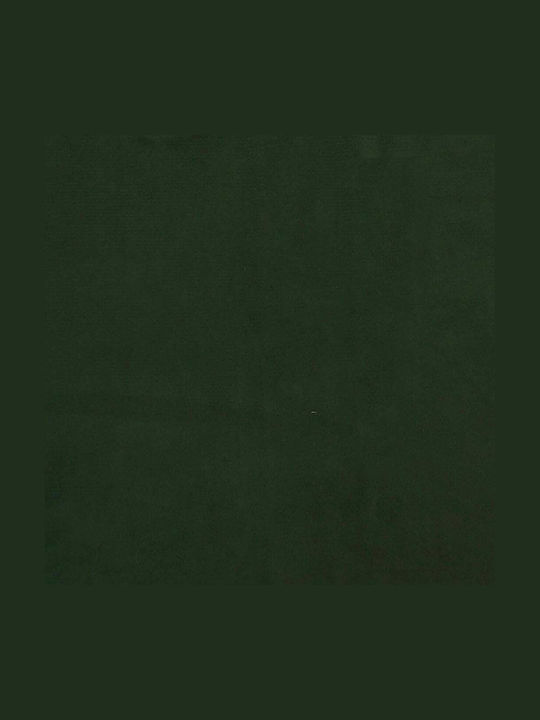 Въртяща се Кресло Гост с Механизъм за Отпускане и Колелца Dark Green 61.5x69x94.5см 1бр