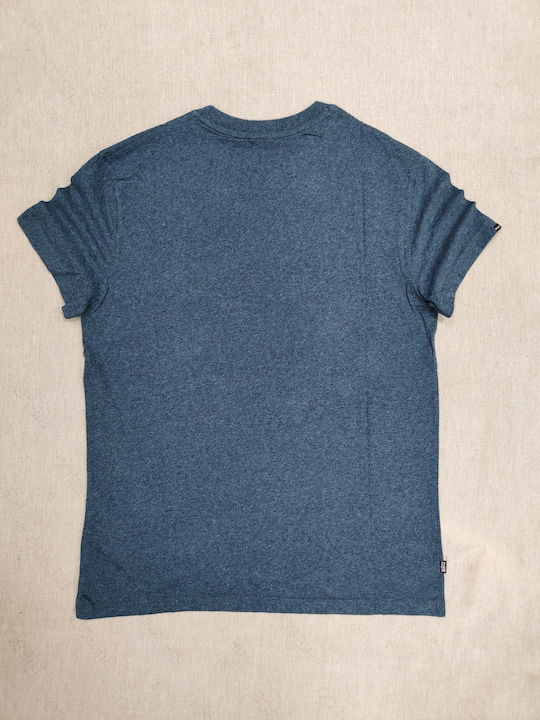 Organic Cotton Vintage Logo T-shirt Blue