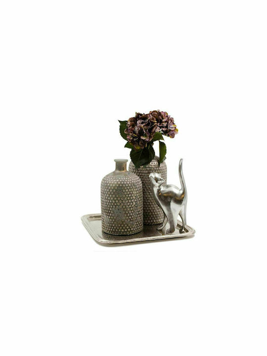 InTheBox Μεταλλικός Δίσκος Σερβιρίσματος 44x44x2.5cm