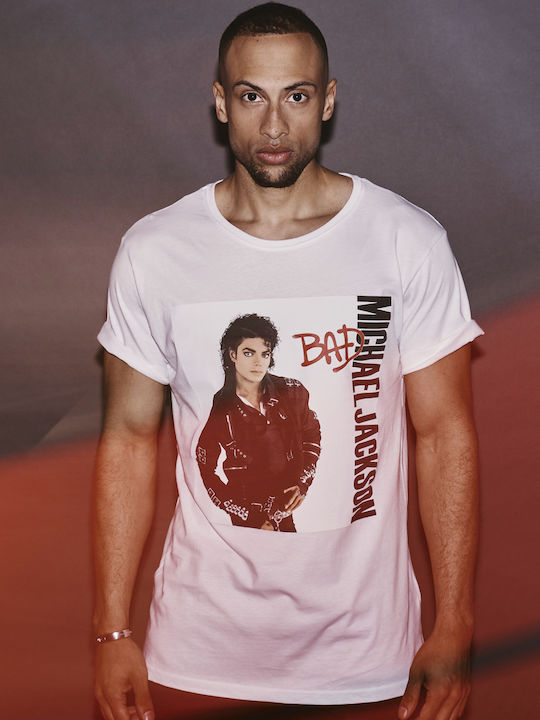 Michael Jackson Bad T-shirt Λευκό