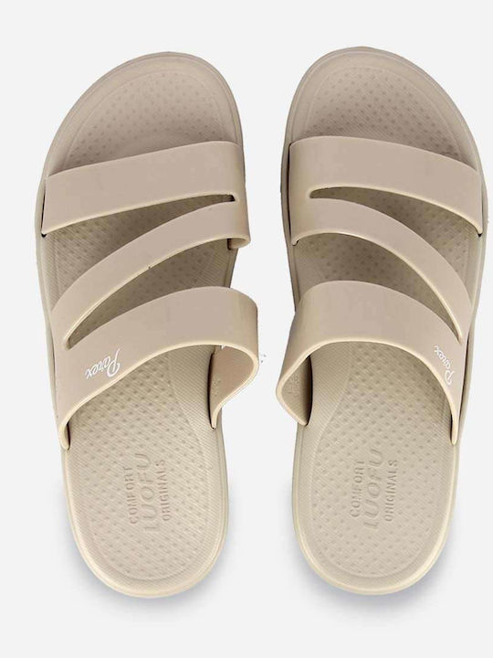 Women's Flip Flops Beige