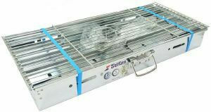 Serton Verzinkt Holzkohlegrill 60cmx30cm