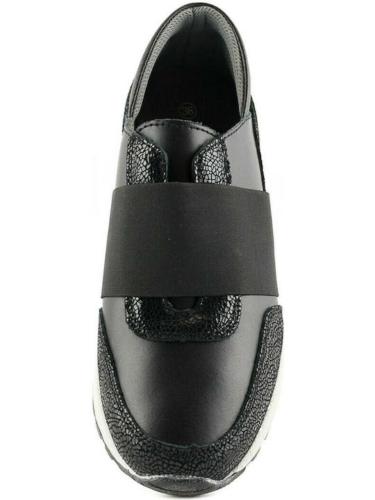 Anatomic Women's Leather Slip-Ons Black