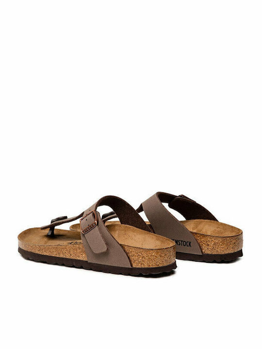 Gizeh Birko-Flor Nubuck Women's Anatomic Sandals Mocha Narrow Fit