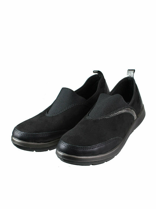 Ανατομικά Γυναικεία Slip-On Μαύρα