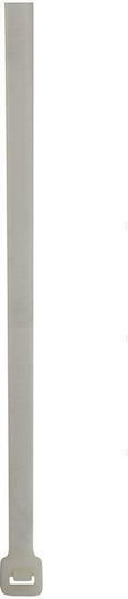 Geyer Δεματικά Καλωδίων Πλαστικά 300mmx7.6mm σε Λευκό χρώμα (100τμχ) (G7.6CT300W)