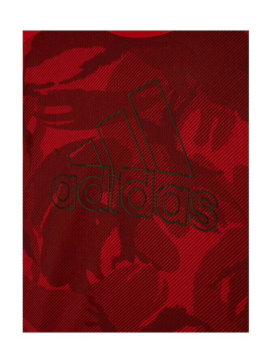 Adidas Παιδικό T-shirt Κόκκινο