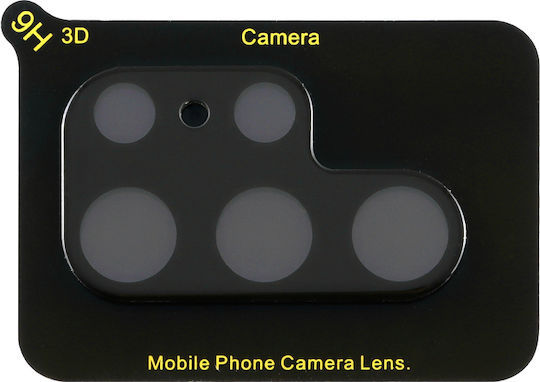 Volte-Tel 3D Curved Camera Protection Tempered Glass Black for the Galaxy S22 Ultra 5G