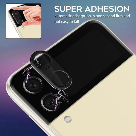 Mocolo TG+ Silk HD Pro Camera Protection Tempered Glass Black for the Galaxy Z Flip3 5G