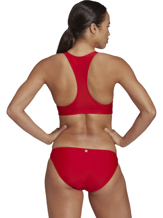 3-Stripes Set Bikini Μπουστάκι Κόκκινο