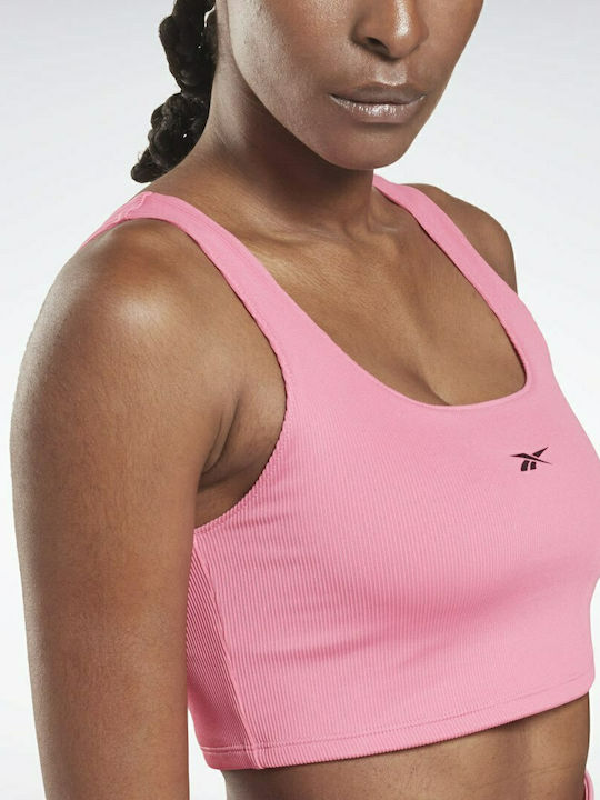 Reebok Workout Ready Women's Sports Bra without Padding Pink