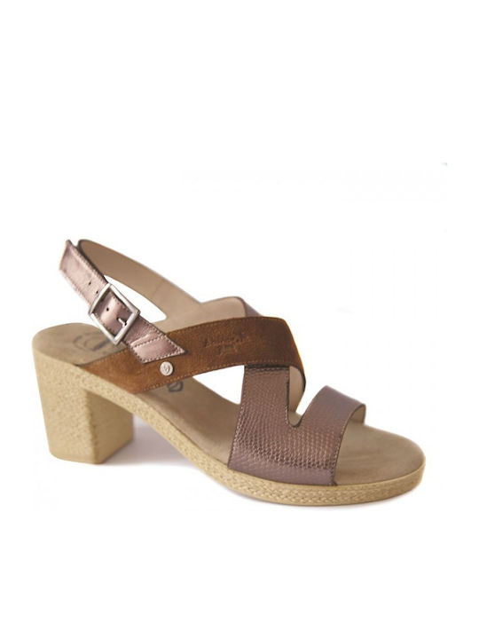 Din piele Sandale Bronze