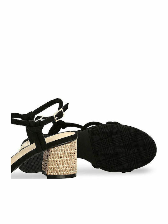 Leder Sandalen Schwarz