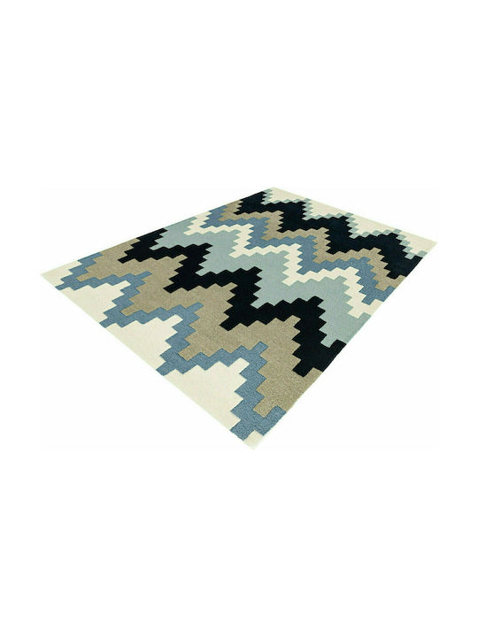 Asiatic London Matrix Cuzzo Handmade Rug Rectangular Wool Matrix Cuzzo Blue MAX70 Blue