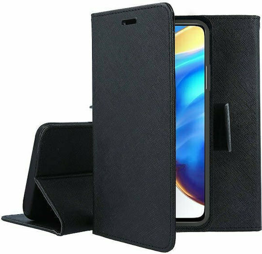 Fancy Портмоне Изкуствена кожа Черен (Xiaomi Mi 10T / Mi 10T Pro)