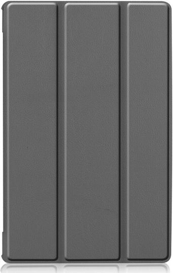 Magnetic 3-Fold Flip Cover Δερμάτινη Γκρι (Lenovo Tab M10 FHD Plus (2nd Gen) 10.3")