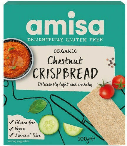 amisa Crackers Κάστανου Χωρίς Γλουτένη 100gr