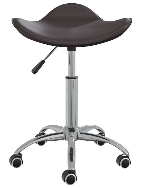 Office Desk Stool Brown 44x44x57cm