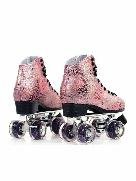 SMJ Sport HS-TNK- 000009222 Quad Rollers Ροζ Ενηλίκων/Παιδικά