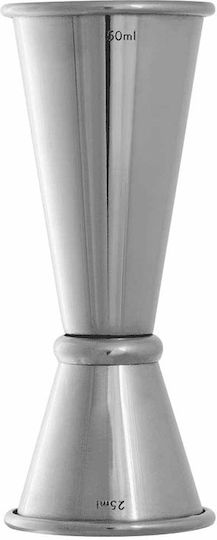Double Bar Spirit Measure 25/50ml Inox