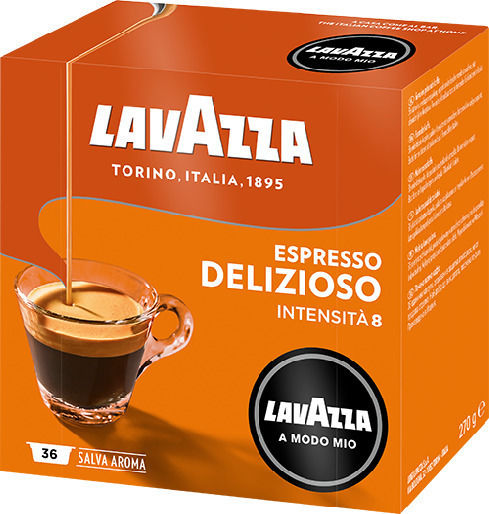Lavazza Κάψουλες Espresso Delizioso Συμβατές με Μηχανή LavAzza A Modo Mio 36caps