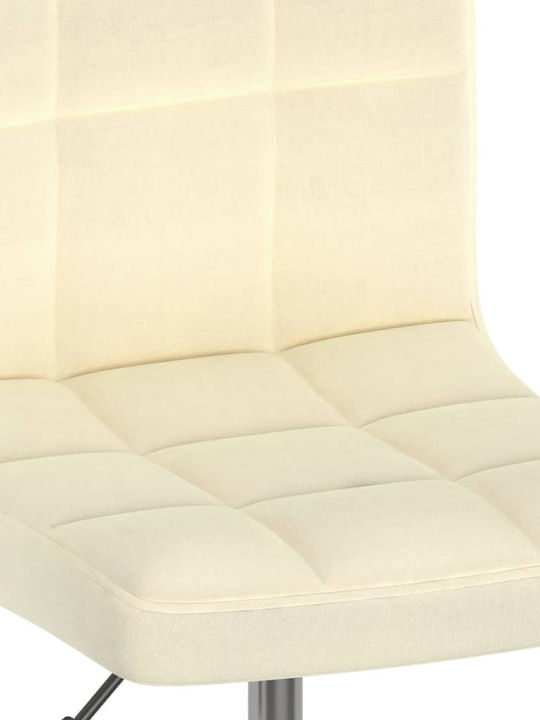 Rotativă Scaun Vizitator Cremă 40x43x71cm 1buc