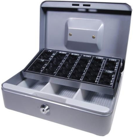 Next Cash Box with Lock Blue 24412-03