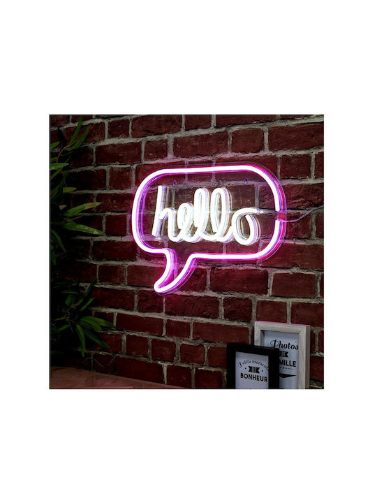 The Home Deco Factory Hello Lustră Decorativă Panou Transparent