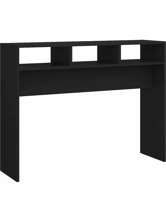 Wooden Console Table Μαύρη L105xW30xH80cm