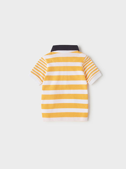 Mayoral Kids Polo Short Sleeve Yellow