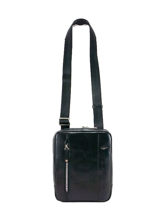 Leather Men's Bag Shoulder / Crossbody Black