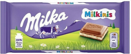 Milka Milkinis Σοκολάτα Γάλακτος με Κρέμα γάλακτος 100gr