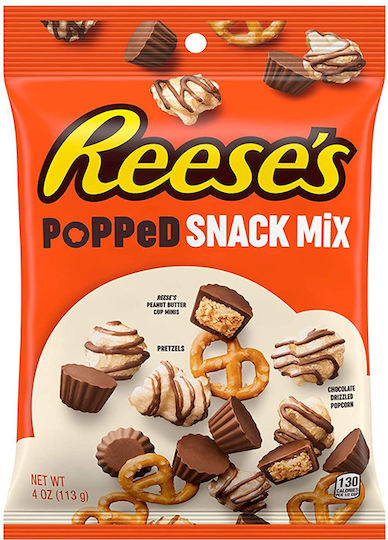 Reese's Popped Snack Mix Σοκολατάκια Φυστικοβούτυρο 113gr