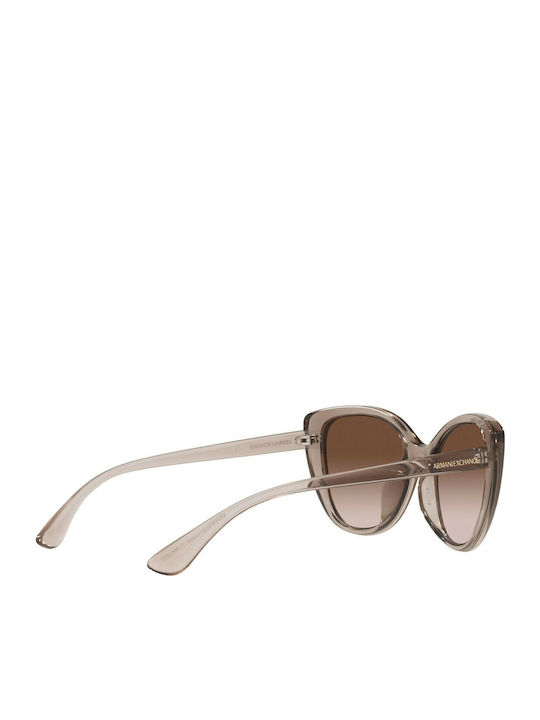 Armani Exchange Women's Sunglasses with Gray Plastic Frame and Gray Gradient Lens AX4111SU 824013