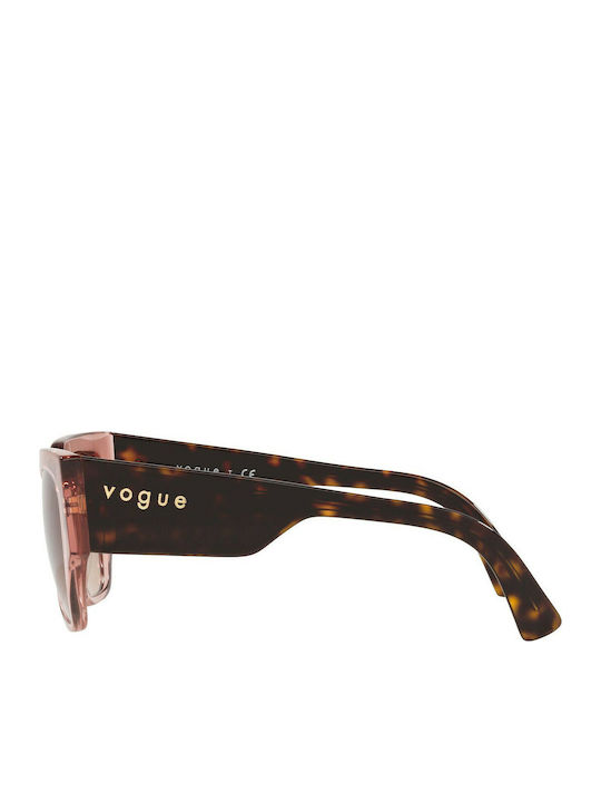 Vogue Feminini Ochelari de soare cu Roz Cadru și Maro Degrade Lentilă VO5409S 282813