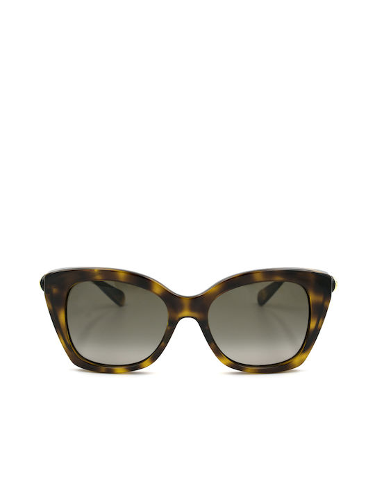 Gucci Women's Sunglasses with Brown Tartaruga Plastic Frame and Brown Lens GG0921S 002