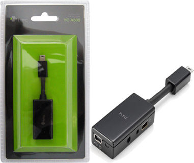 HTC YC-A300 Mini-USB Männlich Zu 2.5mm / 3.5mm / Micro-USB Weiblich Konverter 1 Stück