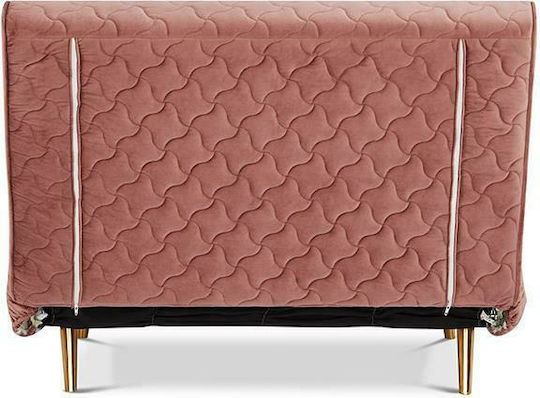 Barcelona Armchair Bed Pink Quilted 106x92x83cm