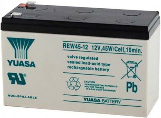Yuasa REW45-12 UPS Battery with Capacity 8Ah and Voltage 12V 1pcs