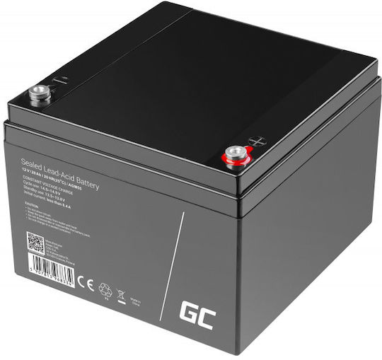 Green Cell Μπαταρία UPS με Χωρητικότητα 28Ah και Τάση 12V AGM55 1τμχ