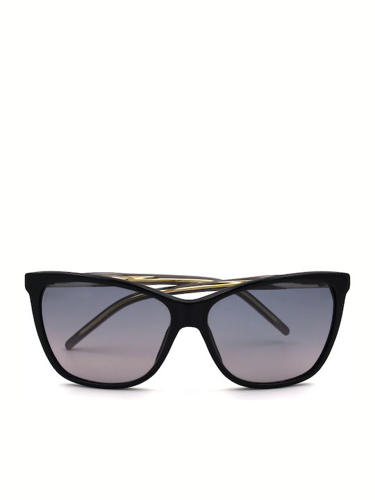 Gucci Sonnenbrillen mit Schwarz Rahmen und Schwarz Verlaufsfarbe Linse GG 3640/S 0WM/EU
